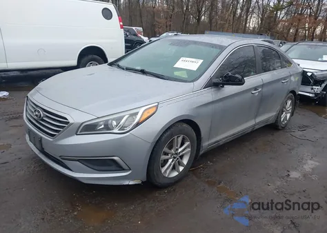 2017 Hyundai Sonata Se z USA, uszkodzony, nr VIN 5NPE24AF1HH574180